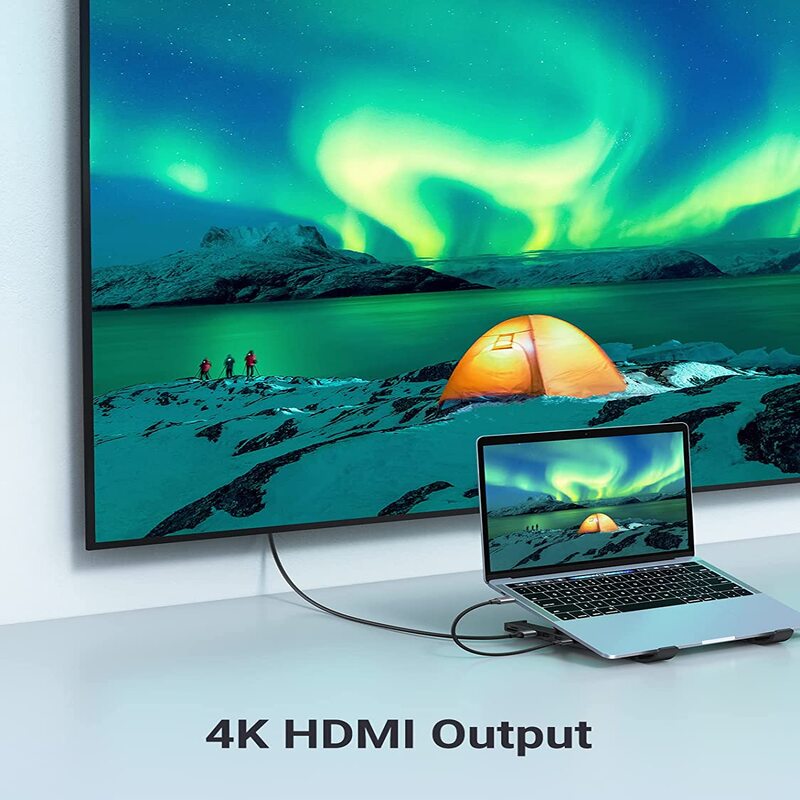 UGREEN USB C Laptop Docking Station 4 Level Adjustable Foldable Portable Desktop Stand Ergonomic Laptop Riser (80551) Ugreen