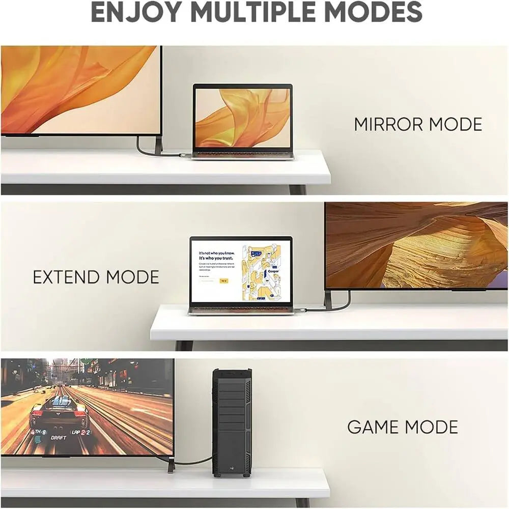 UGREEN 5M DisplayPort 1.4 Cable DP to DP 8K@60Hz 4K@144Hz Ultra HD HDR High Refresh Rate Monitor Graphics Card PC Laptop 80724 Ugreen