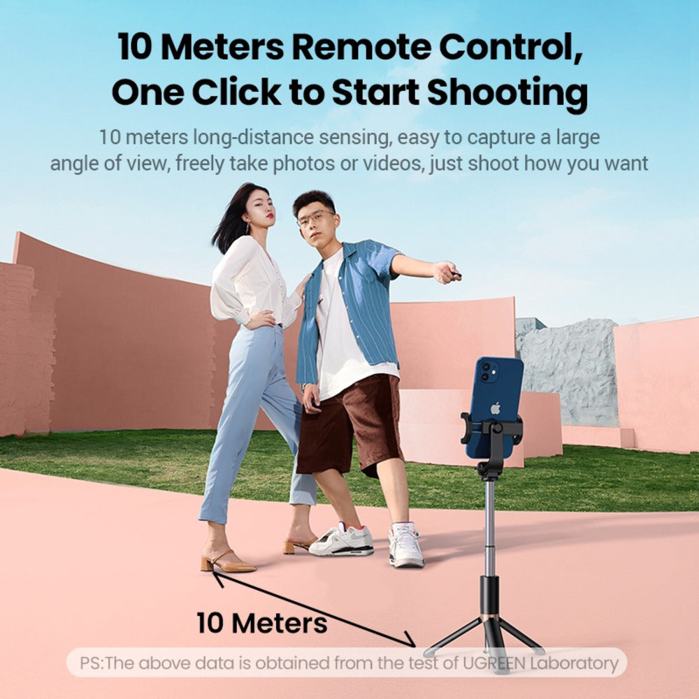 UGREEN Bluetooth Selfie Remote Controller Wireless Camera Shutter Release iPhone Android iPad Camera Apps Easy Pairing Long Range 90543 Ugreen