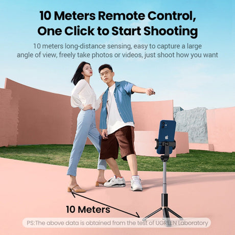 UGREEN Bluetooth Selfie Remote Controller Wireless Camera Shutter Release iPhone Android iPad Camera Apps Easy Pairing Long Range 90543 Ugreen