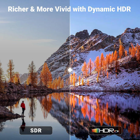 UGREEN HDMI 2.1 Cable 2M 8K@60Hz 4K@120Hz Ultra HD Braided Dynamic HDR eARC Dolby Vision PS5 Xbox Series X TV Monitor (70321) Ugreen