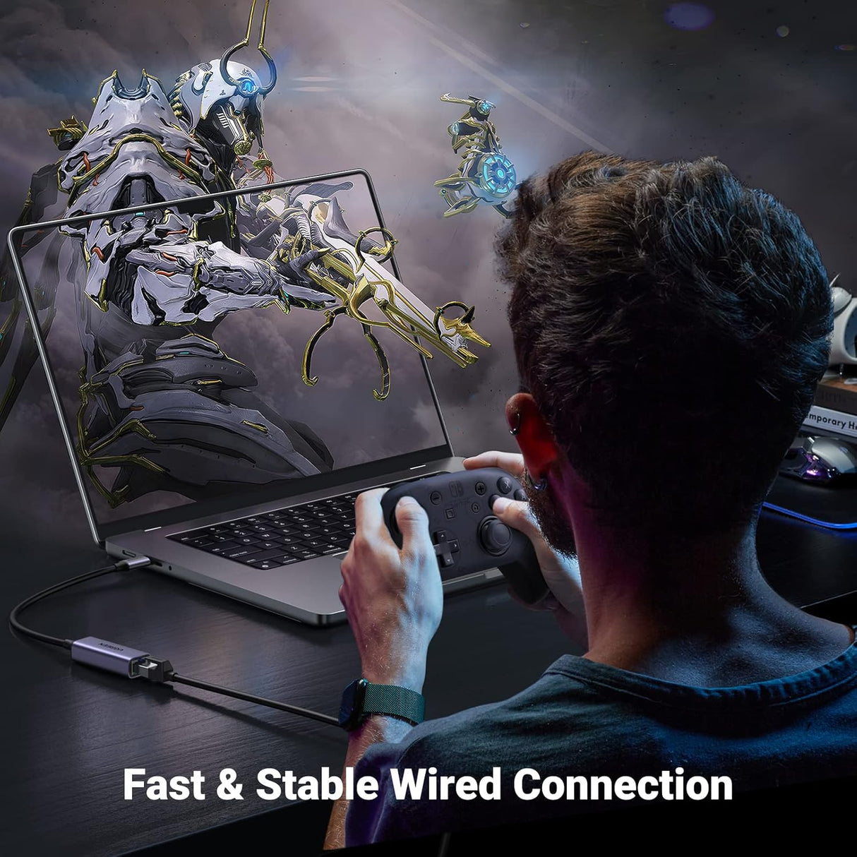 UGREEN USB C Ethernet Adapter Thunderbolt 3 RJ45 Gigabit 1000Mbps MacBook Pro iPad Pro Surface Dell XPS Galaxy S20 S10 Network 50737 Ugreen