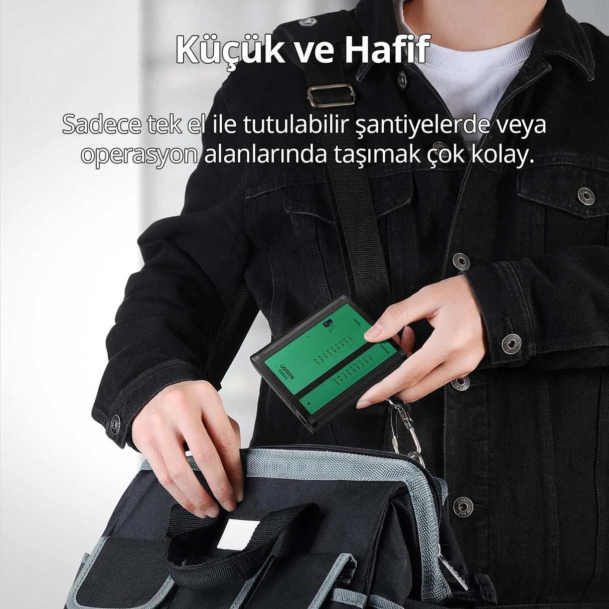 UGREEN Network Cable Tester LAN RJ45 RJ11 BNC Coaxial Ethernet Phone Cable Tester Remote Unit LED Indicators 10950 Ugreen