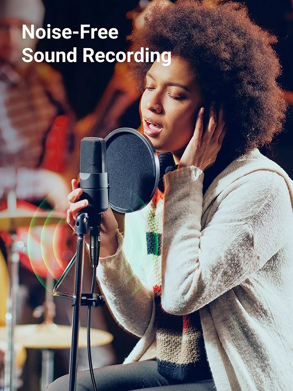 UGREEN 15M XLR Male to Female Microphone Extension Cable 3-Pin Balanced Audio Cord Studio Recording Mixer Amplifier 20716 Ugreen