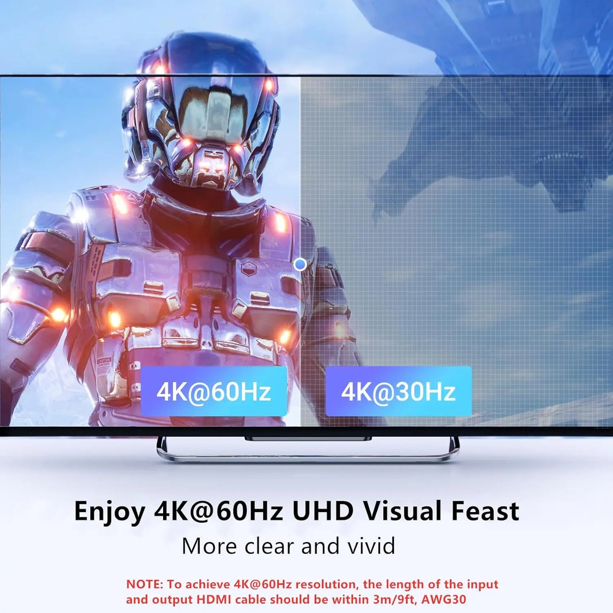 UGREEN HDMI Switch 5 in 1 Out 2.0 4K 60Hz Remote 5 Port Selector 3D CEC HDR HDCP2.2 PS5 PS4 Xbox Fire Stick Black (90512) Ugreen