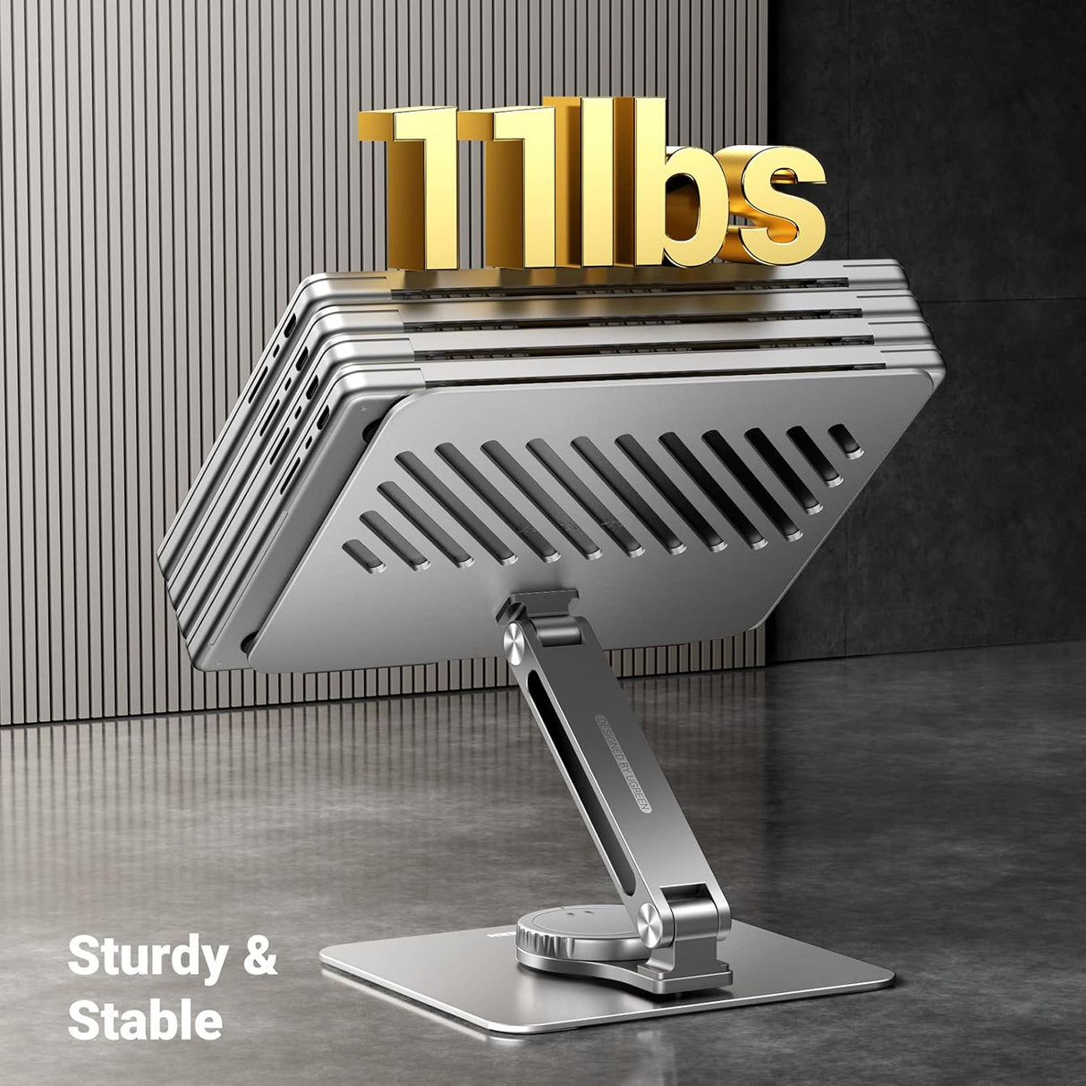 UGREEN 17.3 Inch Laptop Stand Adjustable Foldable Aluminum Ergonomic Riser MacBook Dell HP Lenovo ASUS Notebook 90849 Ugreen