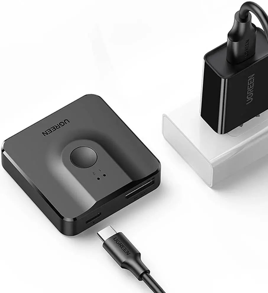 UGREEN CM430 DisplayPort Switch 4K Bi-Directional DP Splitter 2 Input 1 Output Monitor Switcher Computer Graphics Card (60622) Ugreen