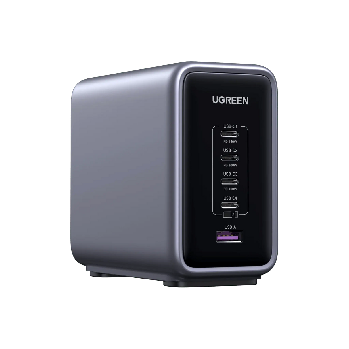 UGREEN Nexode 300W USB-C GaN Charger 5-Port Desktop Station 4 USB-C 1 USB-A MacBook Pro iPhone 15 iPad Steam Deck 90903B Ugreen
