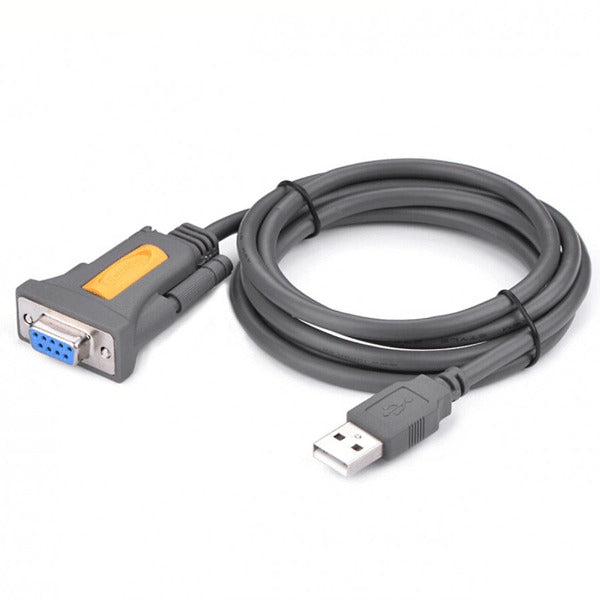 UGREEN USB 2.0 to RS232 Adapter Cable 1.5M USB A Male DB9 Serial Female Converter Prolific Chipset POS Scanner GPS (20201) Ugreen