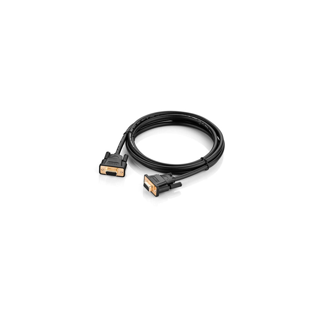Ugreen 1.5m DB9 RS232 Female To Female Adapter Cable Connects your computer to device with RS-232 compatible (COM port) interface(20149) Ugreen