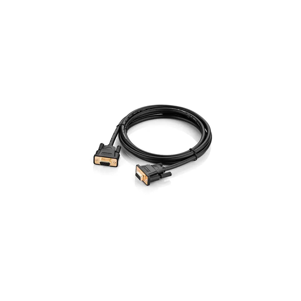 Ugreen 1.5m DB9 RS232 Female To Female Adapter Cable Connects your computer to device with RS-232 compatible (COM port) interface(20149) Ugreen