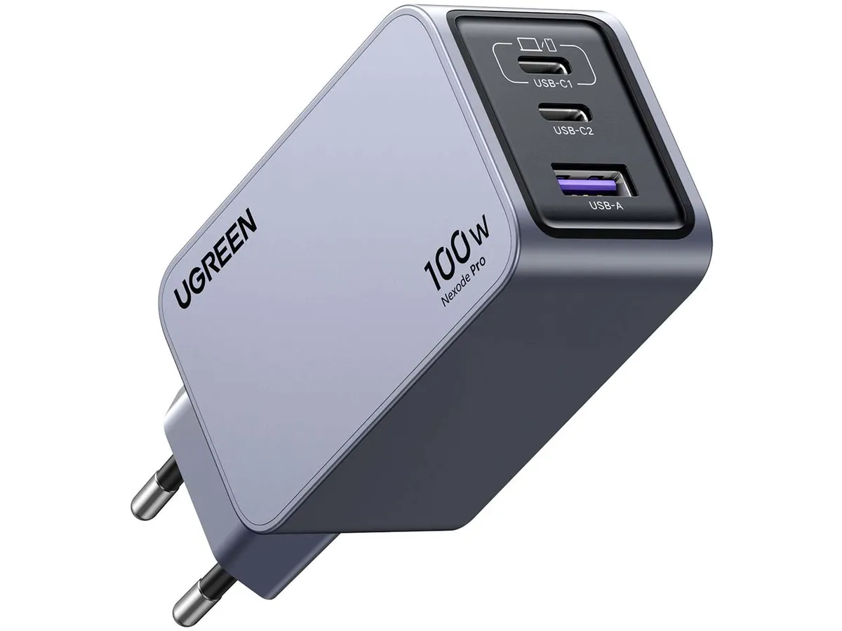 UGREEN Nexode Pro 100W GaN Charger 3-Port PD Fast Charger MacBook iPhone iPad Laptop USB-C Wall Charger Desktop 25874 Ugreen