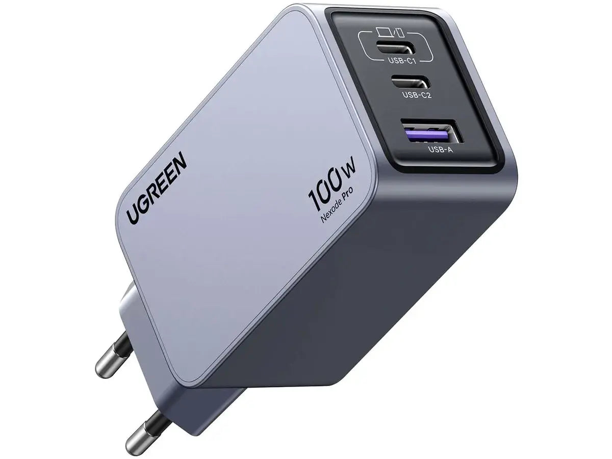 UGREEN Nexode Pro 100W GaN Charger 3-Port PD Fast Charger MacBook iPhone iPad Laptop USB-C Wall Charger Desktop 25874 Ugreen