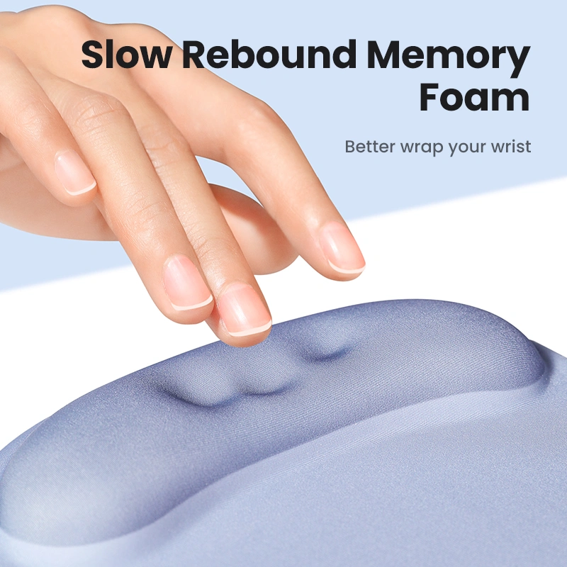 UGREEN Ergonomic Mouse Pad Wrist Rest Support Slow Rebound Memory Foam Pain Relief Easy Glide Non-Slip Gaming Work (25245) Ugreen