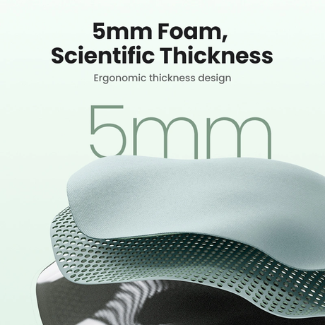 UGREEN Ergonomic Mouse Pad Wrist Rest Support Slow Rebound Memory Foam Pain Relief Easy Glide Non-Slip Gaming Work (25245) Ugreen