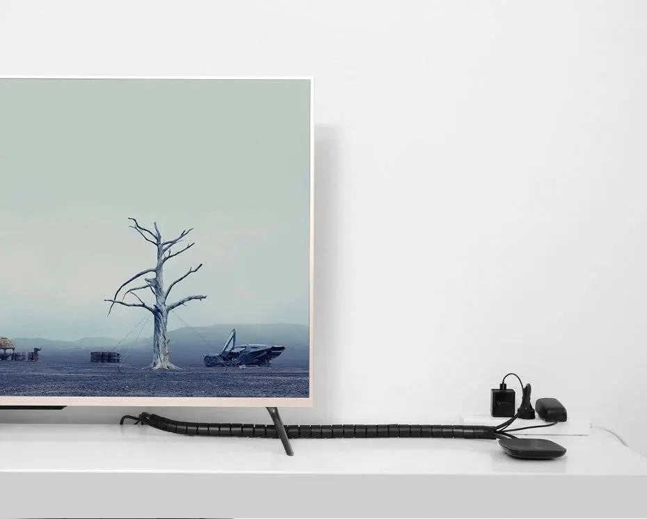 UGREEN Cable Management Sleeve 1.5M Wire Organizer Tube Cord Protector for Home Office Computer TV Setup Black Flexible (30818) Ugreen