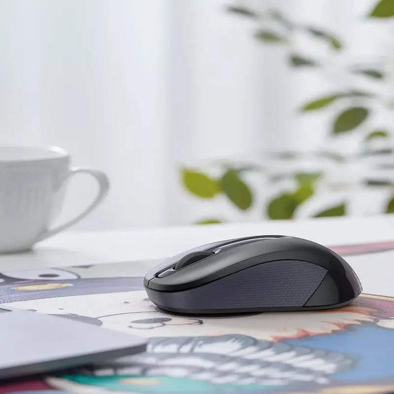 UGREEN 2.4G Silent Wireless Optical Mouse Metal Scroll USB Receiver 2400 DPI PC Laptop Computer Chromebook MacBook (90371) Ugreen