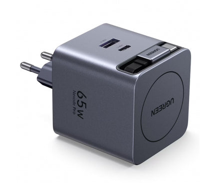 UGREEN 45W GaN Fast Charger with Retractable Cable (65822)