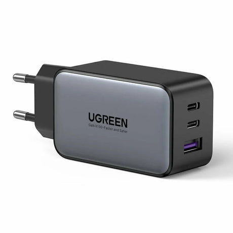 UGREEN 65W 3-Port 2C1A USB C Charger PPS GaN Fast Charger Desktop Laptop Wall Charger Multi Device Charging Hub (10335) Ugreen