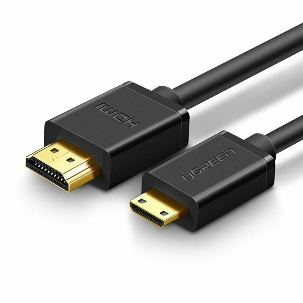 UGREEN Mini HDMI to HDMI Cable 1.5M 4K@60Hz High Speed HDMI 2.0 Camera DSLR Tablet Raspberry Pi Monitor Projector (11167) Ugreen