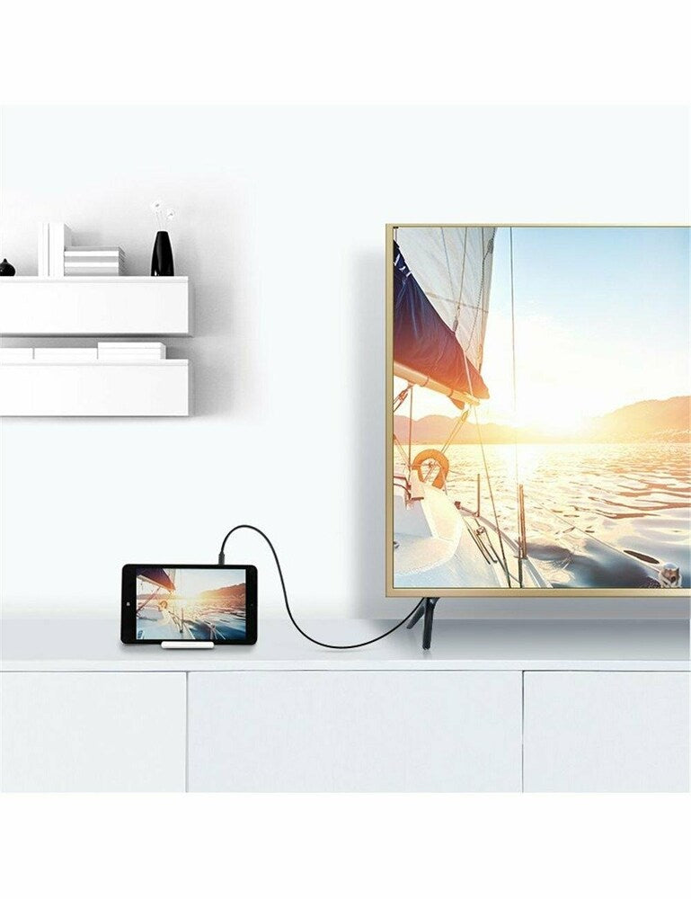 UGREEN Micro HDMI to HDMI Cable 1.5M High Speed 4K UHD Camera DSLR Raspberry Pi Tablet Laptop Monitor Projector (30102) Ugreen