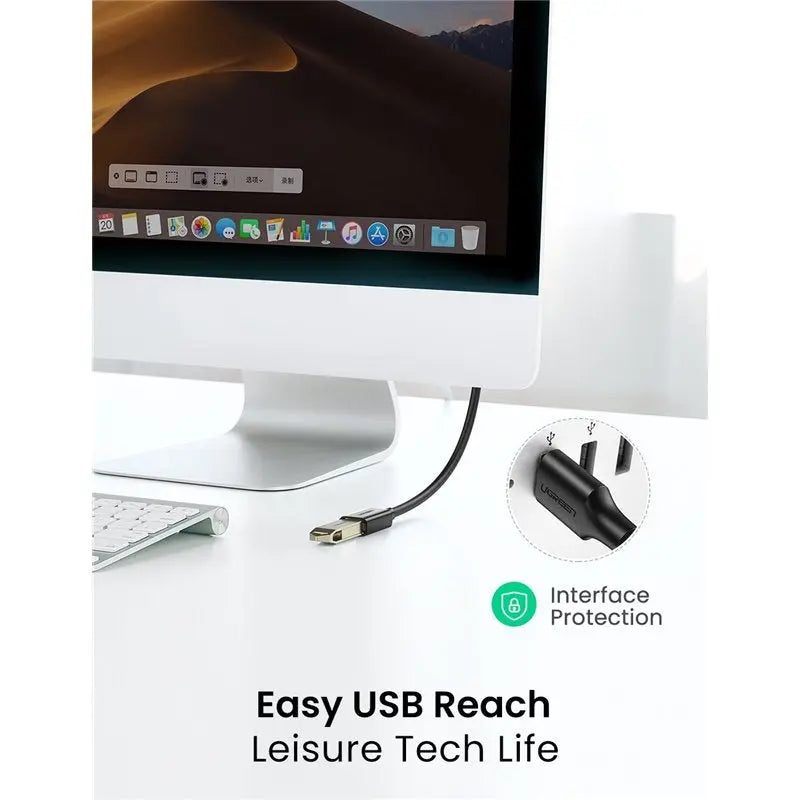 UGREEN USB 3.0 Type A Extension Cable 3M Male to Female 5Gbps Data Transfer PlayStation Xbox Oculus VR USB Flash (30127)