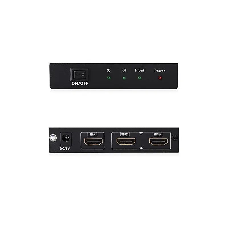 UGREEN 1x2 HDMI Splitter 1 In 2 Out HDMI Amplifier Splitter 4K@30Hz Full HD 1080P 3D TV Monitor Projector Dual Display 40201EU Ugreen