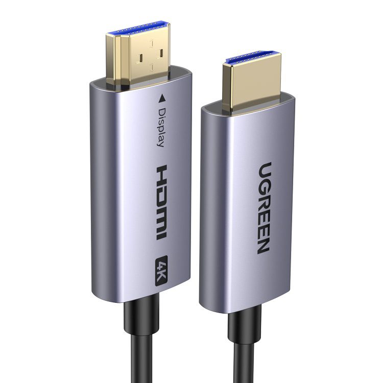 UGREEN HD178 upright HDMI connectors with Display direction marking