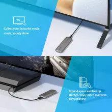 UGREEN M.2 SATA SSD Enclosure USB 3.0 5Gbps Aluminum Tool-Free External Case NGFF 2230 2242 2260 2280 Portable (60355) Ugreen