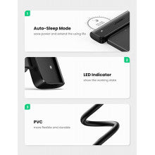 UGREEN SATA to USB-C Adapter Cable USB 3.1 Gen 2 6Gbps External Hard Drive Converter 2.5" SSD HDD Samsung WD (70610) Ugreen