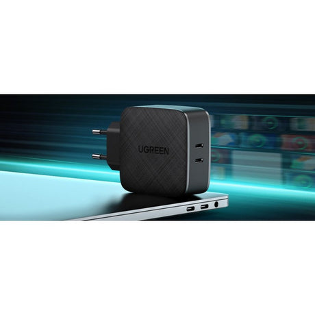 UGREEN 66W 2-Port USB C PD Charger PPS 20W MacBook Pro Air iPad Pro iPhone 13 12 Pro Dell XPS Surface Galaxy S21 (70867) Ugreen