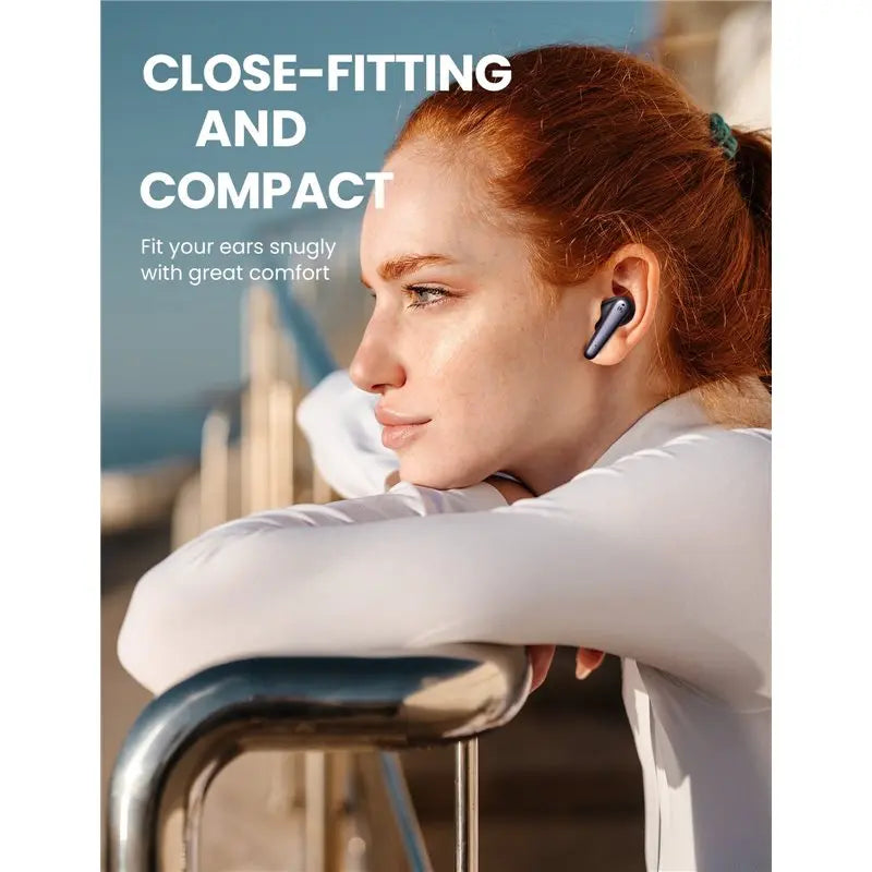 UGREEN HiTune T1 True Wireless Earbuds Bluetooth 5.0 Deep Bass Clear Calls Touch Control 27H Playtime USB-C Fast Charging White 80650 Ugreen