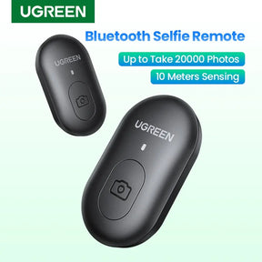 UGREEN Bluetooth Selfie Remote Controller Wireless Camera Shutter Release iPhone Android iPad Camera Apps Easy Pairing Long Range 90543 Ugreen