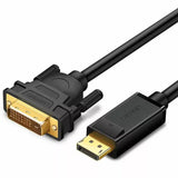 UGREEN 1.5M ডিসপ্লেপোর্ট পুরুষ থেকে DVI-D 24+1 পুরুষ কেবল অ্যাডাপ্টার (10243)