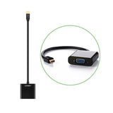 Mini DP to VGA, Ugreen Mini DisplayPort Thunderbolt Compatible to VGA Male to Female Adapter Black (10437) Ugreen