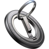 UGREEN MagSafe smartphone ring holder with 360° rotation, double-sided magnet, metal design, secure grip, and stand for iPhone(65819)
