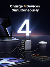 UGREEN Nexode 100W USB-C Charger 4-Port GaN II 3 USB-C 1 USB-A MacBook Pro iPhone 15 iPad Galaxy Steam Deck 15254