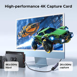 UGREEN HDMI Video Capture Card – 4K Input, 2K@30Hz / 1080P@60FPS, USB-A & USB-C (15389)