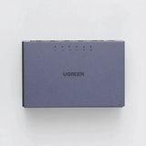 UGREEN 5-Port Gigabit Ethernet Switch Aluminum Desktop Network Hub 1000Mbps Auto-Negotiation LAN Plug Play Silent (15641)