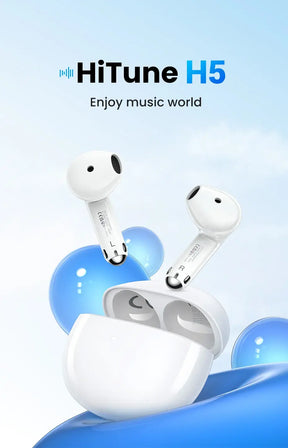 UGREEN HiTune H5 True Wireless Bluetooth 5.3 Active Noise Cancelling Earbuds 26H Battery 13.6mm Drivers White 15612 Ugreen