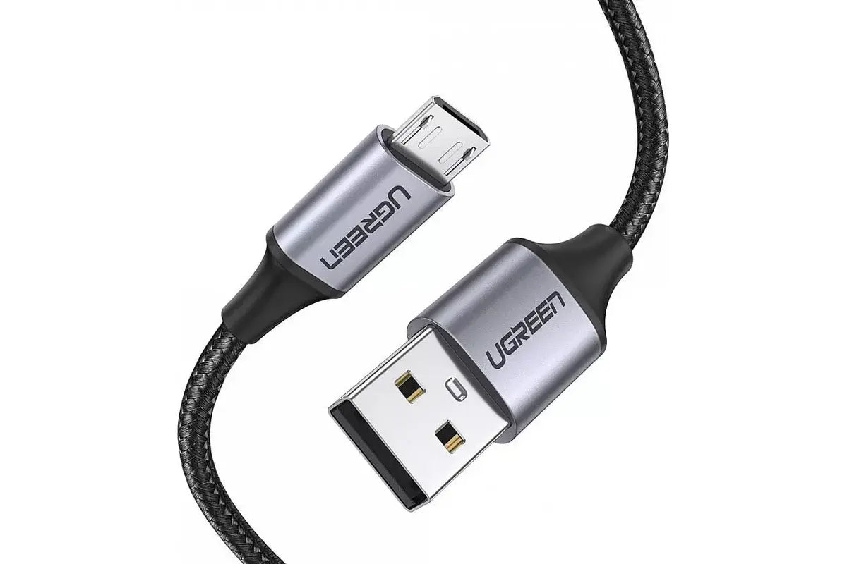 UGREEN 0.25M USB 2.0 A to Micro USB Cable Nickel Plating Aluminum Braid (60144) Ugreen India