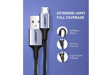 UGREEN 0.25M USB 2.0 A to Micro USB Cable Nickel Plating Aluminum Braid (60144) Ugreen India