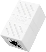 UGREEN RJ45 फीमेल टू फीमेल कपलर, लैपटॉप, प्रोजेक्टर के लिए Cat7/Cat6/Cat5e ईथरनेट केबल के लिए ईथरनेट एक्सटेंडर इनलाइन कपलर (20390) 