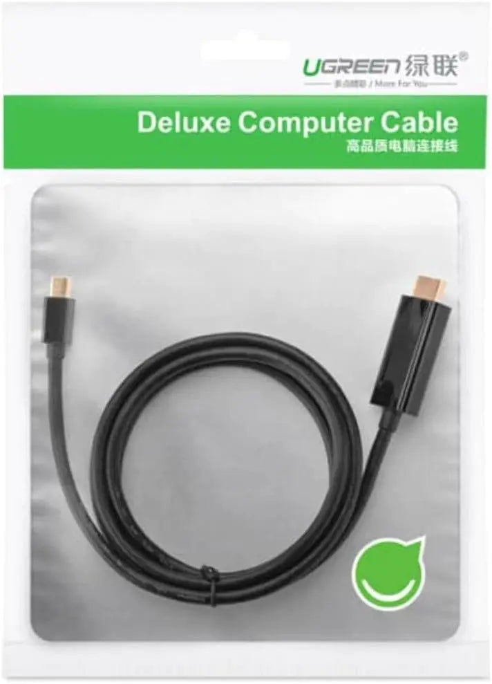 UGREEN 1.5M Mini DisplayPort Male to HDMI Male Cable 4K Thunderbolt 2 (20848) - Ugreen India