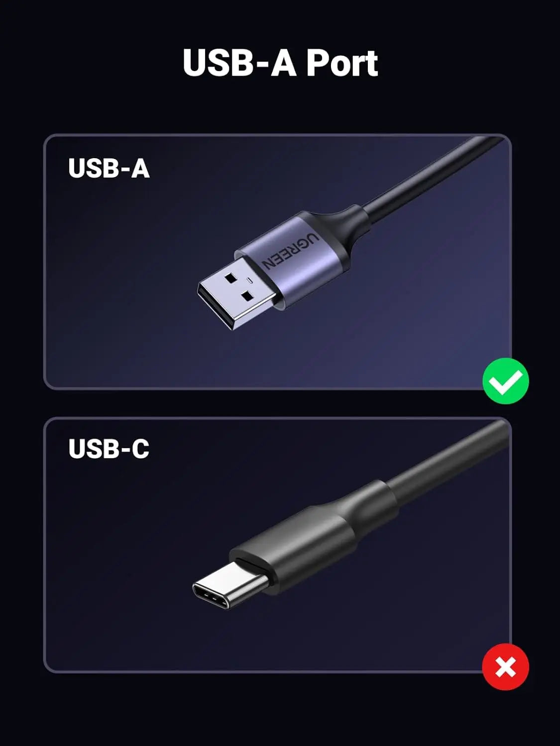 UGREEN USB to Ethernet Adapter 2.5Gb Aluminum USB 3.0 RJ45 Network LAN Dongle Laptop MacBook Air Pro XPS Windows (25051)