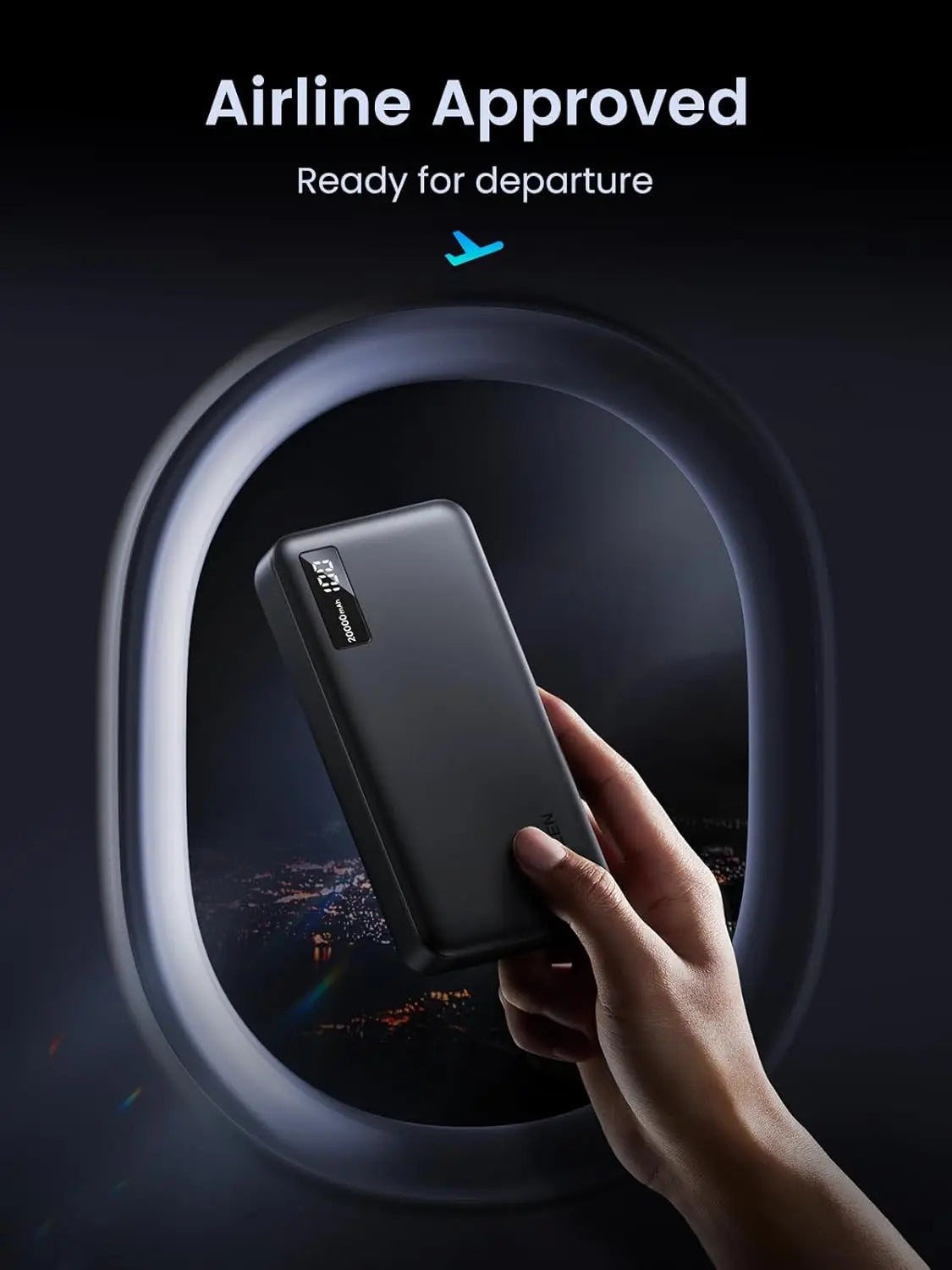 UGREEN 20000mAh Power Bank 20W PD QC 3.0 Two-Way Fast Charging Portable Charger iPhone Samsung Xiaomi OnePlus iPad (25683)