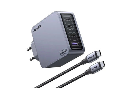 Ugreen 160W Nexode Pro 4-Port GaN Pd Fast Charger With Usb C Cable (25877) - Ugreen India
