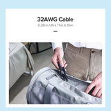 UGREEN 1M Cat6A Ethernet Cable, RJ45 UTP, 10Gbps High-Speed Network Cable, 70332 (Black)
