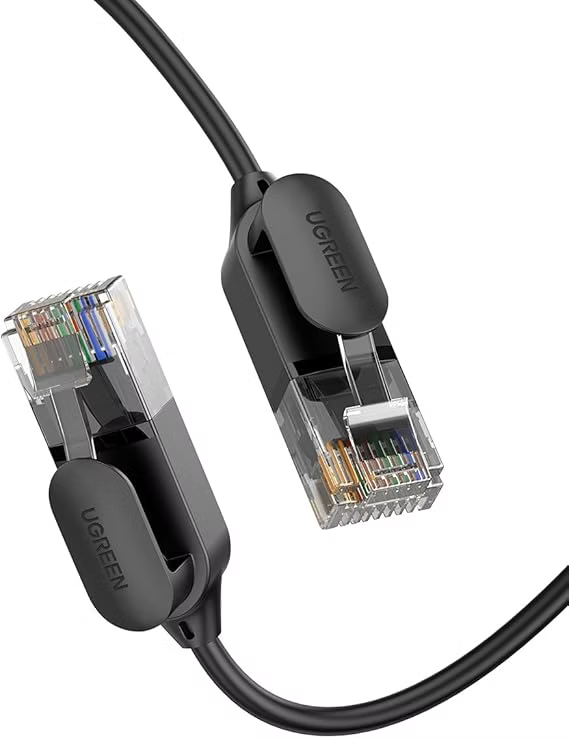 UGREEN  3m Ethernet Patch , RJ45 Cat6A UTP High-Speed Network Cable,(Black) – Model 70653