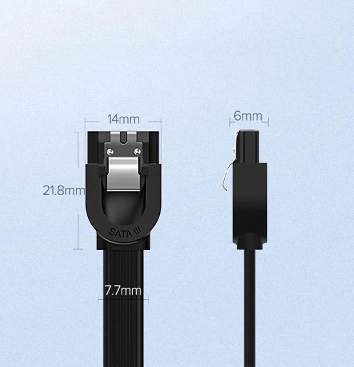 Ugreen SATA 3.0 cable 0.5m black (US217) (30796) Ugreen India